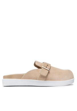 Calvin Klein Чехли Ergonomic Mule W/ Mtl Loop-Su HW0HW01154 Moccasin PDU - Mera.bg
