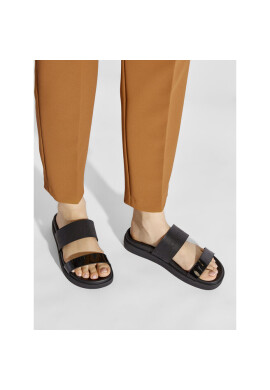 Calvin Klein Чехли Ergonomic Slide Perf/Patent HW0HW00685 Ck Black BAX - Mera.bg