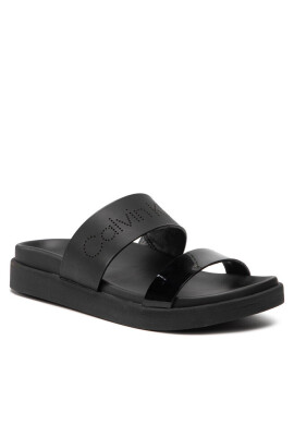 Calvin Klein Чехли Ergonomic Slide Perf/Patent HW0HW00685 Ck Black BAX - Mera.bg