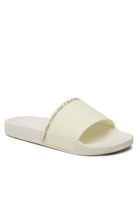 Calvin Klein Чехли Rubber Pool Slide HW0HW01526 Marshmallow YBJ - Mera.bg