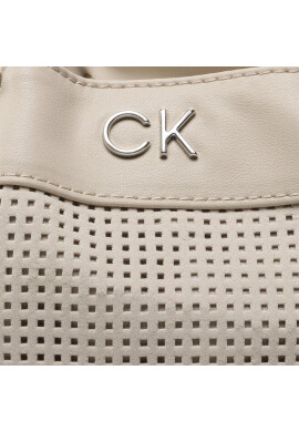 Calvin Klein Дамска чанта Re-Lock Drawstring Bag Sm Perf K60K610636 Бежов - Mera.bg