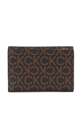 Calvin Klein Дамски портфейл Ck Must Trifold Sm-Mono K60K611324 Brown Mono 0HD - Mera.bg