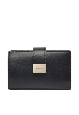Calvin Klein Дамски портфейл Hardware Snap Medium Bifold K60K612961 Черен - Mera.bg