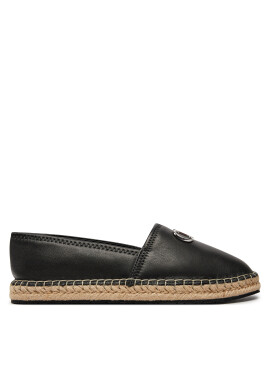 Calvin Klein Еспадрили Espadrille Re Lock Leather HW0HW02036 Черен - Mera.bg
