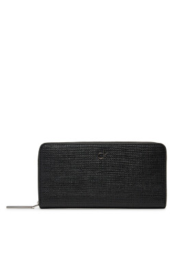 Calvin Klein Портфейл Ck Daily Large Zip Around_Tex K60K612960 Черен - Mera.bg