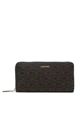 Calvin Klein Голям дамски портфейл Ck Must Z/A Wallet Lg Mono K60K610295 0HD - Mera.bg