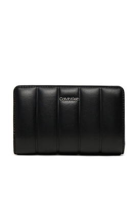 Calvin Klein Голям дамски портфейл Line Quilt Medium Bifold K60K612828 Черен - Mera.bg