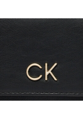 Calvin Klein Голям дамски портфейл Re-Lock Trifold Md W/Chain K60K611458 Черен - Mera.bg
