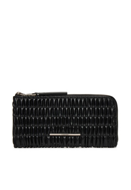 Calvin Klein Портфейл Ruched Long L-Zip LV04K1085G Черен - Mera.bg