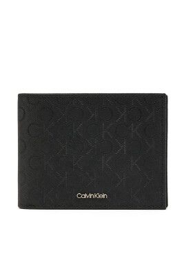 Calvin Klein Голям мъжки портфейл Ck Must Mono Bifold 5cc W/Coi K50K512703 Черен - Mera.bg
