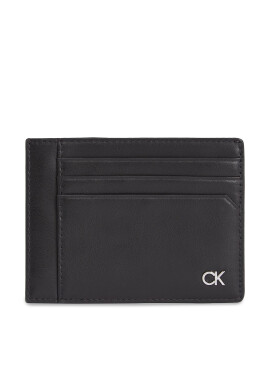 Calvin Klein Голям мъжки портфейл Metal Ck K50K511686 Черен - Mera.bg