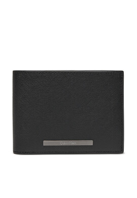 Calvin Klein Голям мъжки портфейл Modern Bar Trifold 10Cc W/Coin K50K511700 Черен - Mera.bg