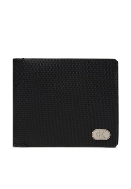Calvin Klein Голям мъжки портфейл Textured Bifold K50K511474 Черен - Mera.bg