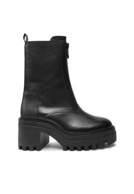 Calvin Klein Jeans Боти Chunky Heeled Zip YW0YW01541 Черен - Mera.bg