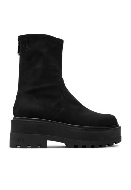 Calvin Klein Jeans Боти Flatform Zip Mg Ss YW0YW01602 Черен - Mera.bg