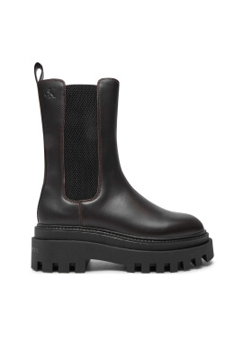 Calvin Klein Jeans Боти тип челси Flatform YW0YW01542 Кафяв - Mera.bg