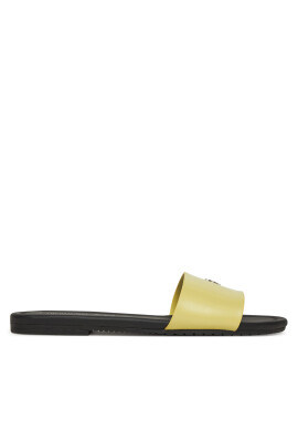 Calvin Klein Jeans Чехли Flat Sandal Slide Mg YW0YW01697 Жълт - Mera.bg