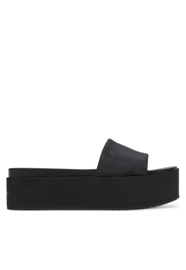 Calvin Klein Jeans Чехли Flatform Sandal Slide In Nylon YW0YW01791 Черен - Mera.bg