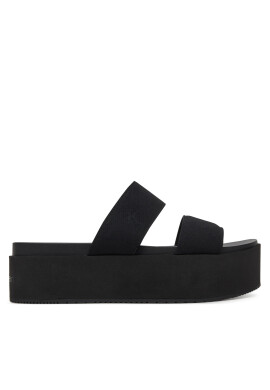 Calvin Klein Jeans Чехли Flatform Sandal Webbing In YW0YW01789 Черен - Mera.bg