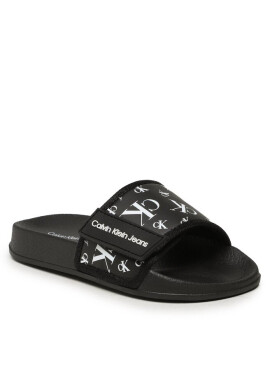 Calvin Klein Jeans Чехли Logo Maxi Velcro Pool Slide V3B0-80634-1172 M Black 999 - Mera.bg
