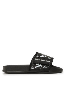 Calvin Klein Jeans Чехли Logo Maxi Velcro Pool Slide V3B0-80634-1172 M Black 999 - Mera.bg