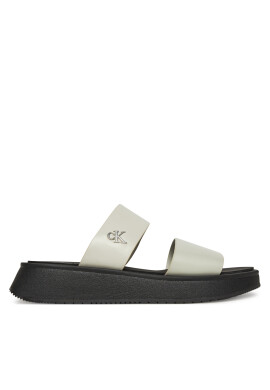 Calvin Klein Jeans Чехли Sandal Slide Double Strap YW0YW01694 Бял - Mera.bg