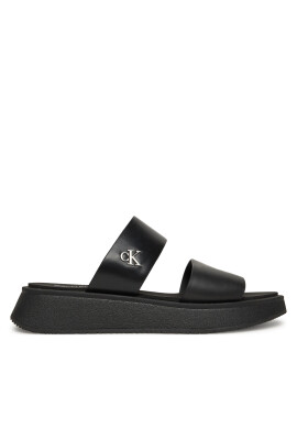 Calvin Klein Jeans Чехли Sandal Slide Double Strap YW0YW01694 Черен - Mera.bg