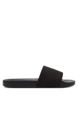 Calvin Klein Jeans Чехли Slide Monogram Hardware YW0YW01713 Черен - Mera.bg