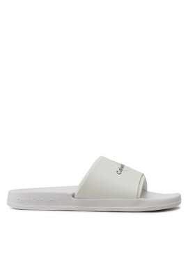 Calvin Klein Jeans Чехли Slide Monogram Tpu YM0YM00361 Бял - Mera.bg