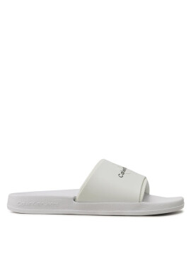 Calvin Klein Jeans Чехли Slide Monogram Tpu YM0YM00361 Бял - Mera.bg