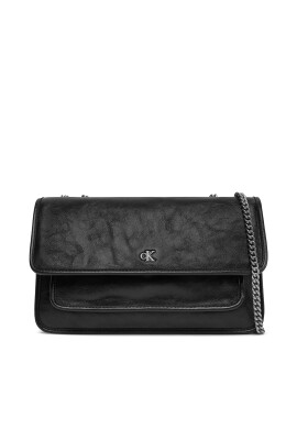 Calvin Klein Jeans Дамска чанта Chain Ew Flap Conv Chain Bag LV04K3084G Черен - Mera.bg