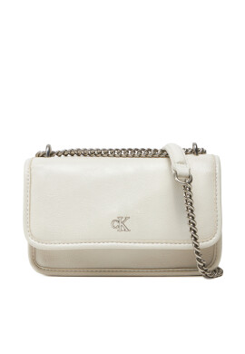Calvin Klein Jeans Дамска чанта Chain Mini Ew Flap LV04K3085G Екрю - Mera.bg