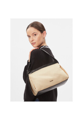 Calvin Klein Jeans Дамска чанта Gracie Shoulder Bag_Canvas K60K611455 Бежов - Mera.bg