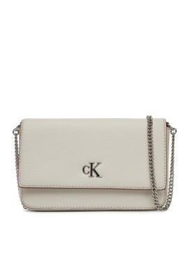 Calvin Klein Jeans Дамска чанта Minimal Monogram Ew Flap Ph/Cb19 LV04K1027G Бежов - Mera.bg