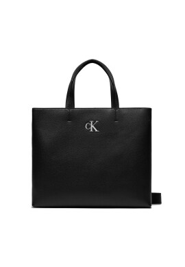 Calvin Klein Jeans Дамска чанта Minimal Monogram Slim Tote26 K60K611552 Черен - Mera.bg