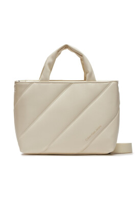 Calvin Klein Jeans Дамска чанта Quilted Micro Ew Tote22 K60K611957 Екрю - Mera.bg