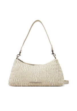Calvin Klein Jeans Дамска чанта Rouched Shoulder Bag LV04K3088G Екрю - Mera.bg