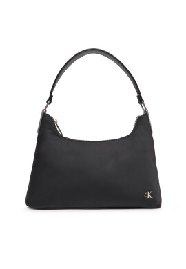 Calvin Klein Jeans Дамска чанта Satin Nylon Small Shoulder Bag LV04K3219G Черен - Mera.bg