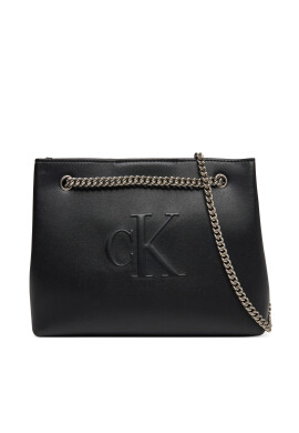 Calvin Klein Jeans Дамска чанта Sculpted Chain Shoulder Bag LV04K3163G Черен - Mera.bg