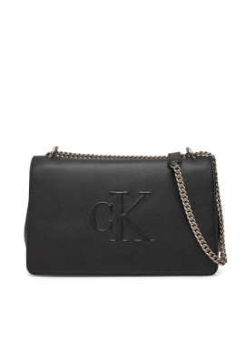 Calvin Klein Jeans Дамска чанта Sculpted Ew Flap Conv Chain LV04K3035G Черен - Mera.bg