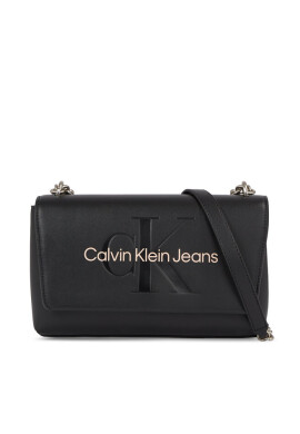 Calvin Klein Jeans Дамска чанта Sculpted Ew Flap Conv25 Mono K60K607198 Black With Rose 01F - Mera.bg