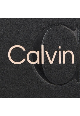 Calvin Klein Jeans Дамска чанта Sculpted Ew Flap Conv25 Mono K60K607198 Black With Rose 01F - Mera.bg