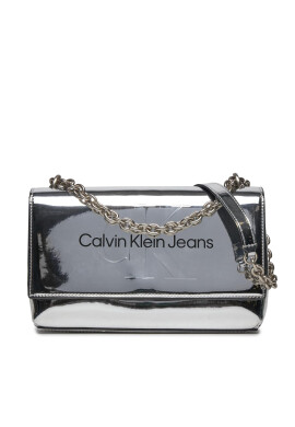 Calvin Klein Jeans Дамска чанта Sculpted Ew Flap Conv25 Mono S K60K611856 Сребрист - Mera.bg