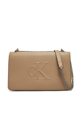 Calvin Klein Jeans Дамска чанта Sculpted Ew Flap25 Shoulder Bag LV04K3035G Бежов - Mera.bg