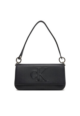 Calvin Klein Jeans Дамска чанта Sculpted Flap Shoulder Pouch LV04K3148G Черен - Mera.bg