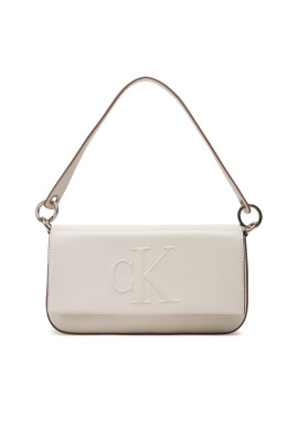 Calvin Klein Jeans Дамска чанта Sculpted Flap Shoulder Pouch25 LV04K3148G Екрю - Mera.bg