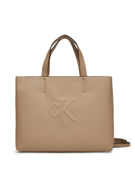 Calvin Klein Jeans Дамска чанта Sculpted Mini Ew Tote LV04K3111G Бежов - Mera.bg