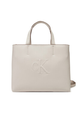 Calvin Klein Jeans Дамска чанта Sculpted Mini Ew Tote LV04K3111G Екрю - Mera.bg