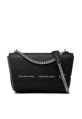 Calvin Klein Jeans Дамска чанта Sculpted Pebble E/W Flap Cony K60K608937 Черен - Mera.bg