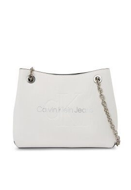 Calvin Klein Jeans Дамска чанта Sculpted Shoulder Bag24 Mono K60K607831 Бял - Mera.bg
